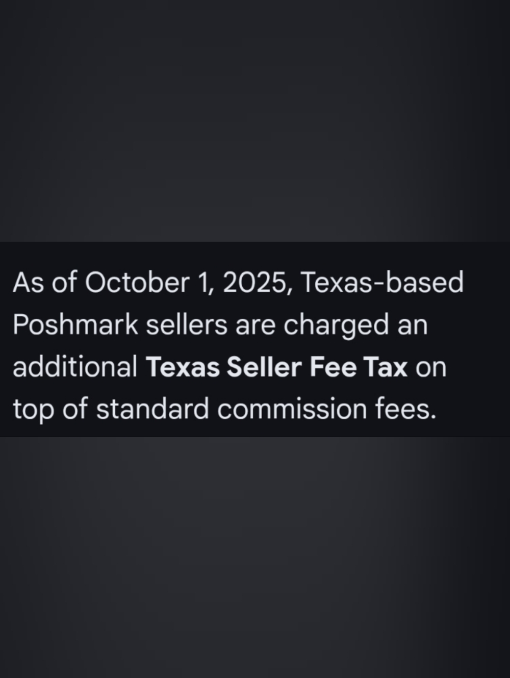 I'M A TEXAS SELLER